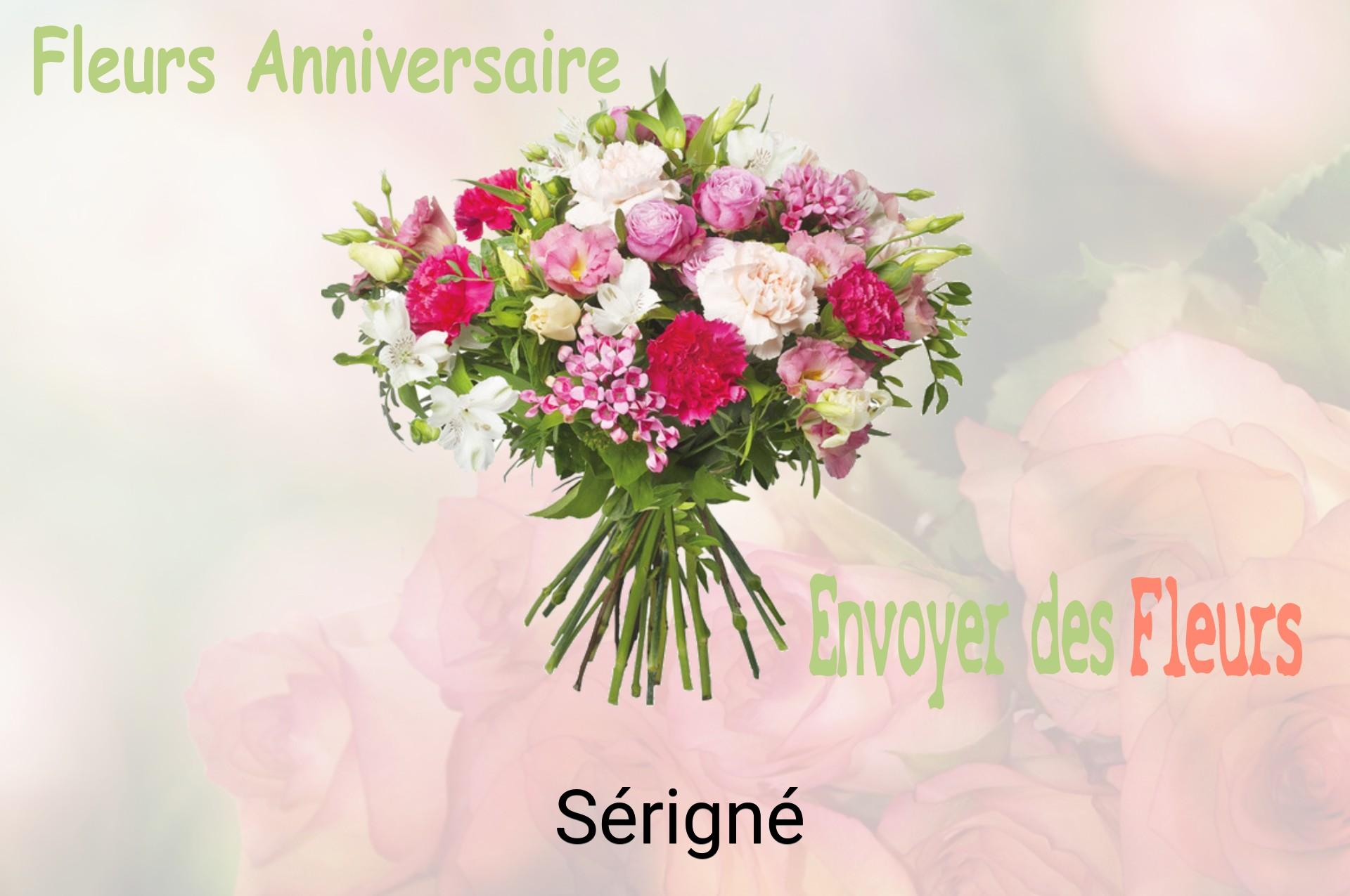 Bouquet de fleurs d’anniversaire livré à Sérigné